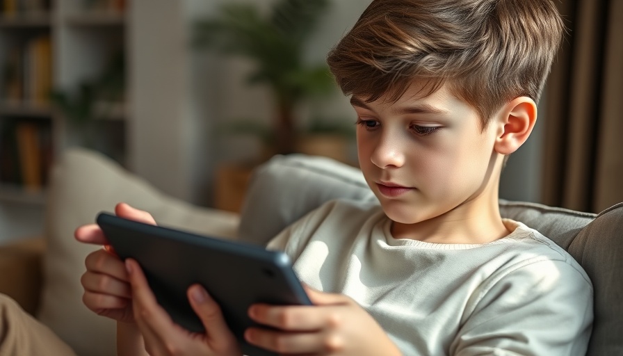 User browsing e-book platform on tablet in a cozy setting.