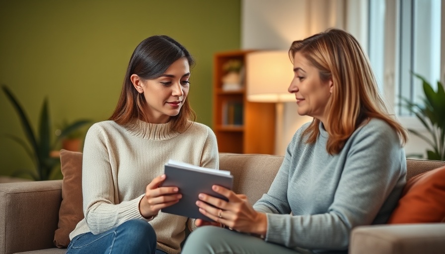 Therapist and client in a supportive session, finding a therapist.