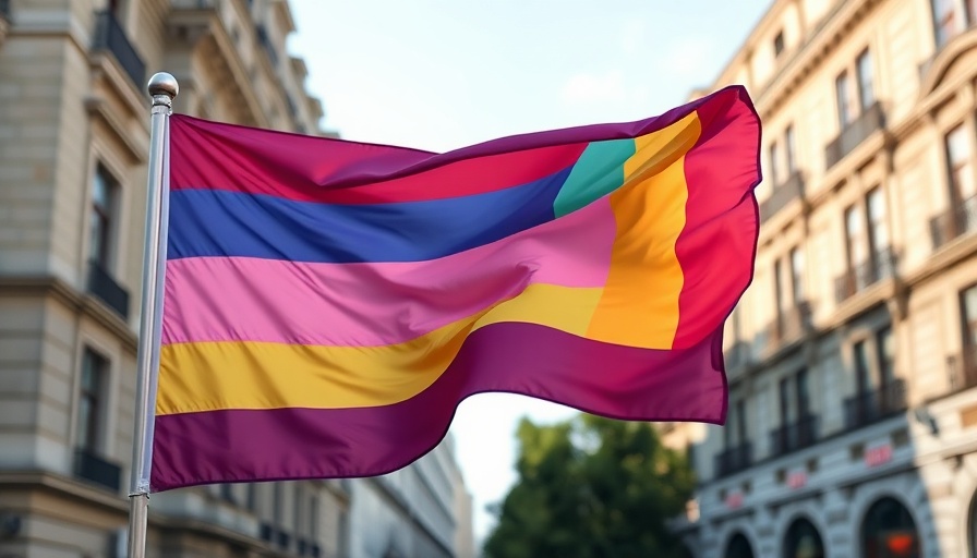 Transgender pride flag representing youth gender-affirming care.