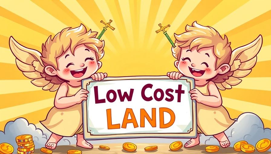 Whimsical illustration depicting health policy with cherubs and card