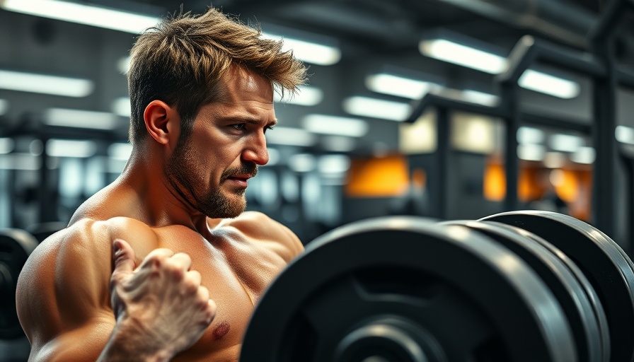 Man lifting weights in gym demonstrating 3-to-5 formula workout.