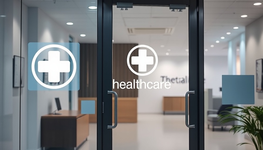 Modern healthcare office entrance highlighting customer satisfaction.