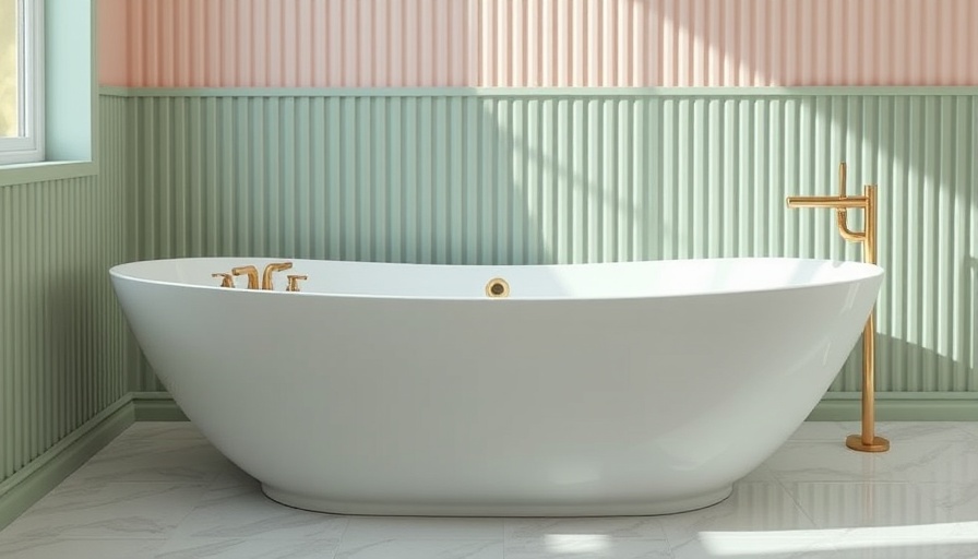 Luxurious DIY bubble bath in a modern bathroom with pastel colors.