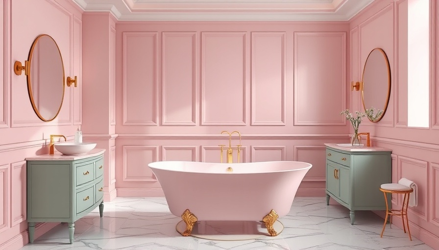 Modern bathroom with DIY bubble baths setup, featuring pastel hues.