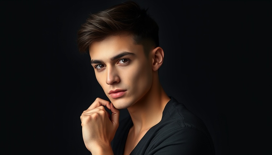 Holistic Approach to Men's Grooming: stylish young man posing