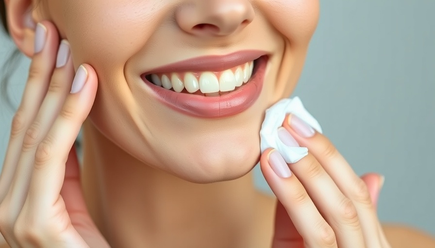 Woman applying lightweight cream for mature skin.