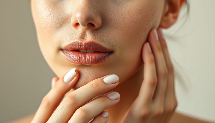 Young woman applying lightweight cream for mature skin
