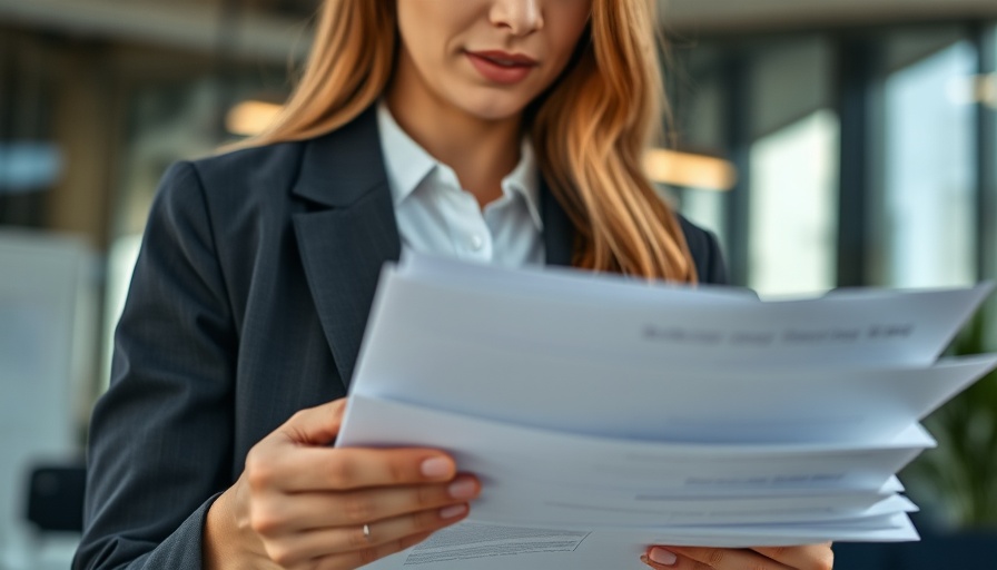 Professional woman reviewing paperwork, highlighting California health insurers penalties.