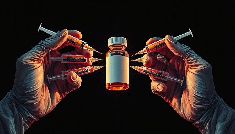 Conceptual illustration of unnecessary injections in pain clinics.