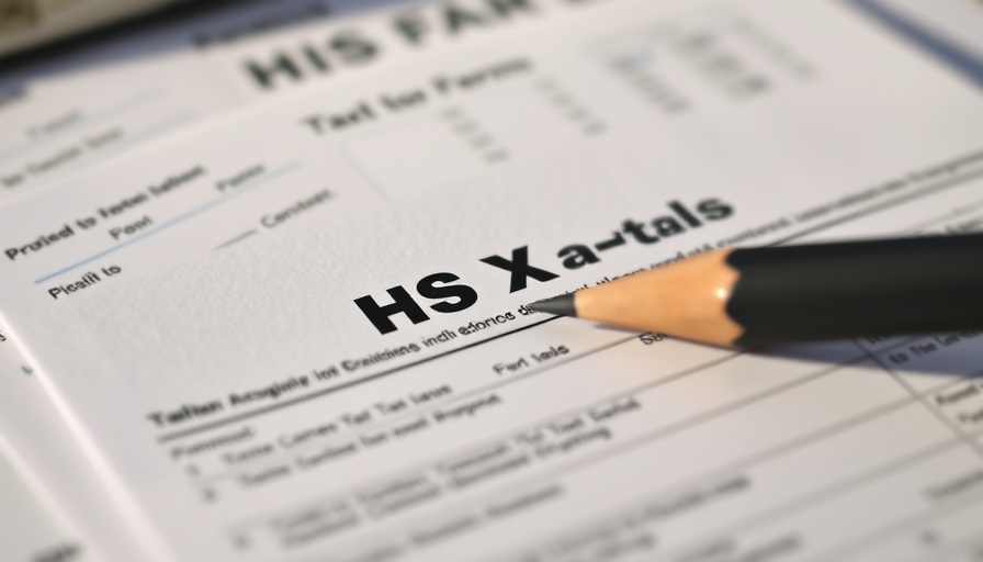 IRS tax forms with pencil, symbolizing IRS layoffs impact.