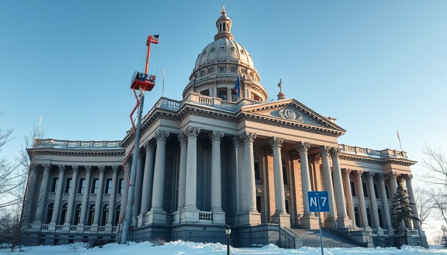 Montana state capitol building under clear sky discussing Medicaid expansion future.