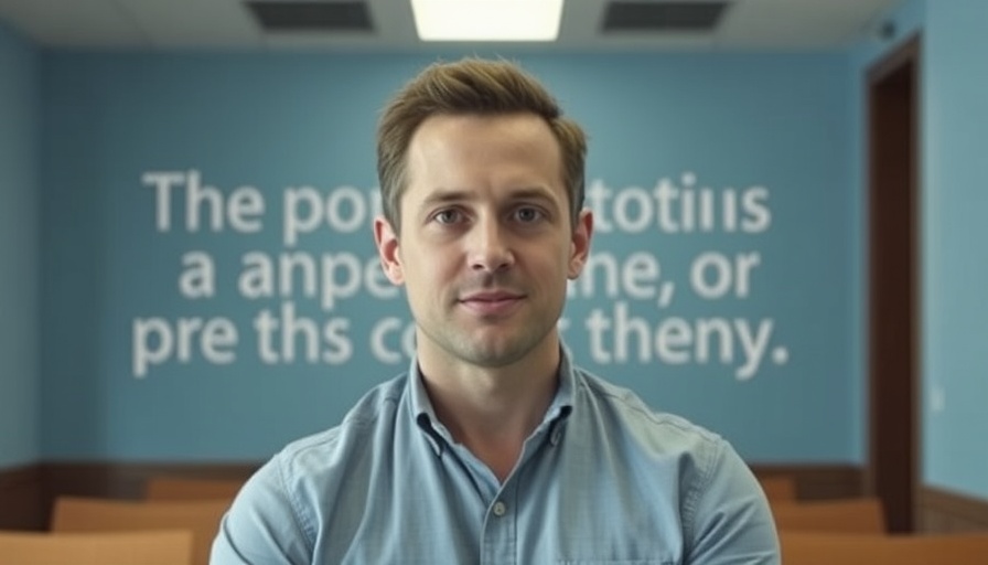 Explaining What is Medicaid video, man with text background.