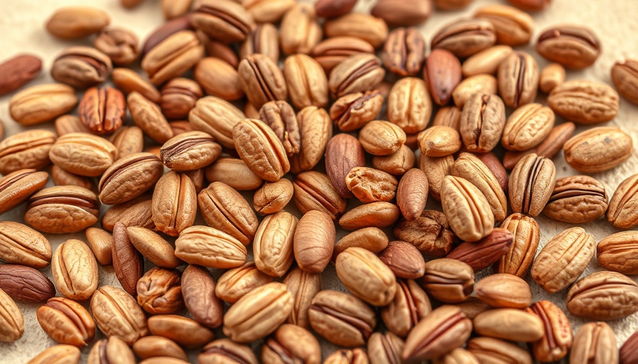 Assorted nuts highlighting nut consumption and metabolic syndrome.