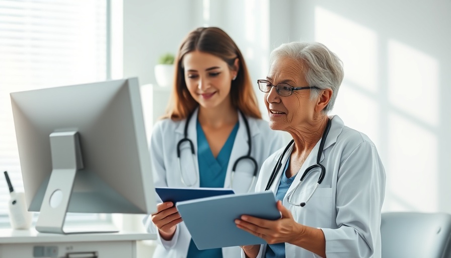Doctor discussing advanced heart health tests with patient