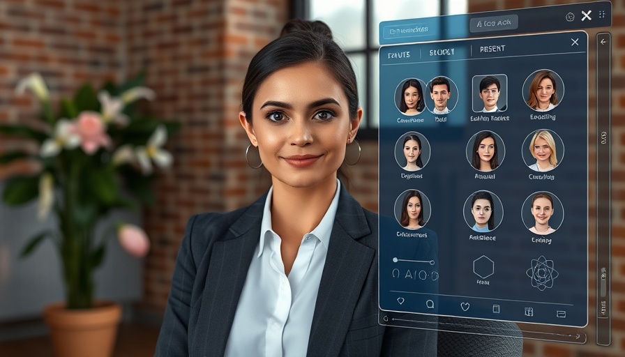 AI avatar interface showcasing digital engagement transformation.