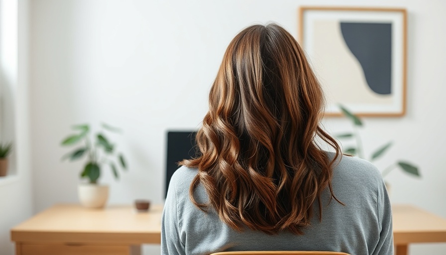 Procrastinating zodiac signs: Woman sitting at a desk in a minimalist room.