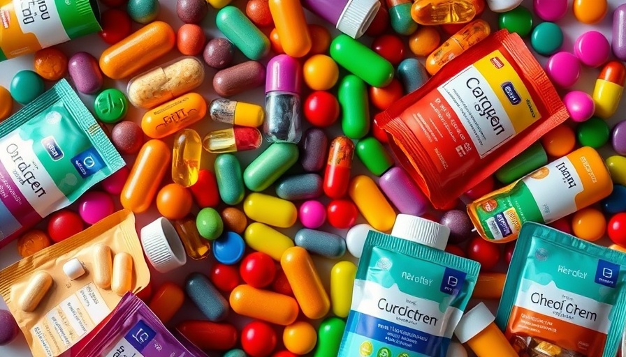 Colorful Mind & Mood-Boosting Supplement Line packages.