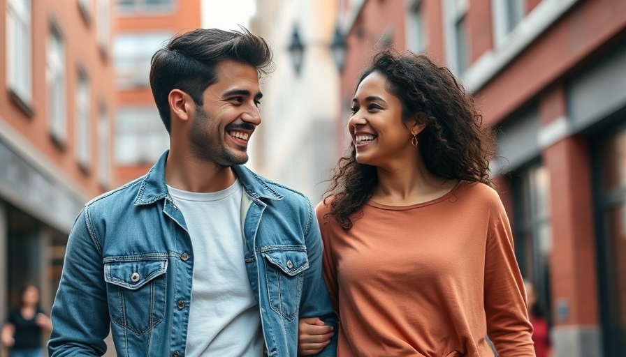 Young couple walking, symbolizing Leo and Sagittarius compatibility.