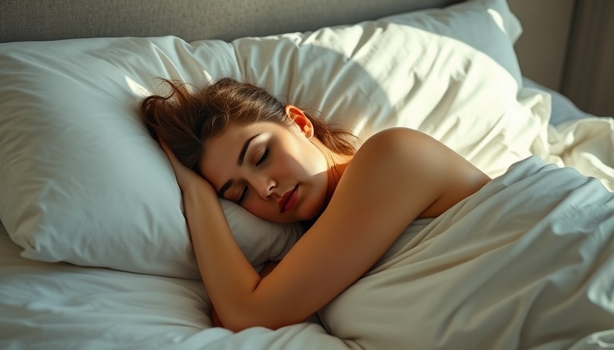 Peaceful woman sleeping soundly, exploring if sleep quality is genetic.