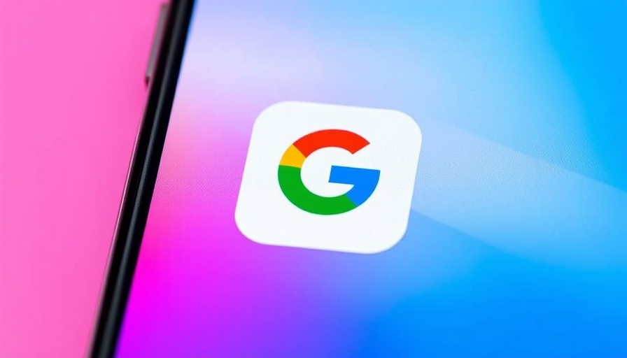 Google Gemini app logo on smartphone with vibrant background.