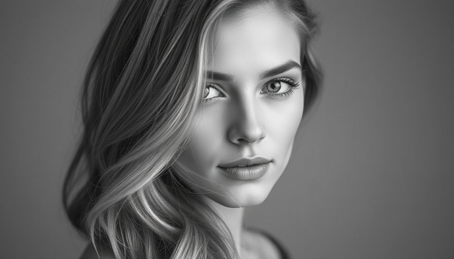 Serene portrait showcasing celebrity makeup artist clean beauty.