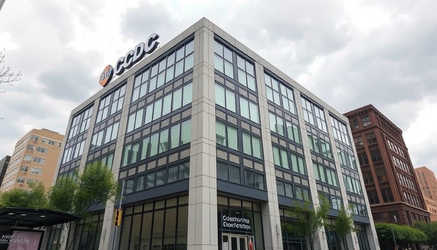 CDC building exterior with sign, Trump Health Data Purge.
