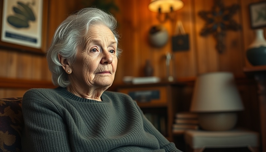 Elderly woman in rural home, highlighting telehealth challenges.