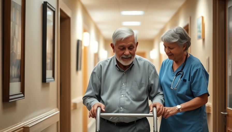 Nursing home scene illustrating Medicaid cuts impact on care.