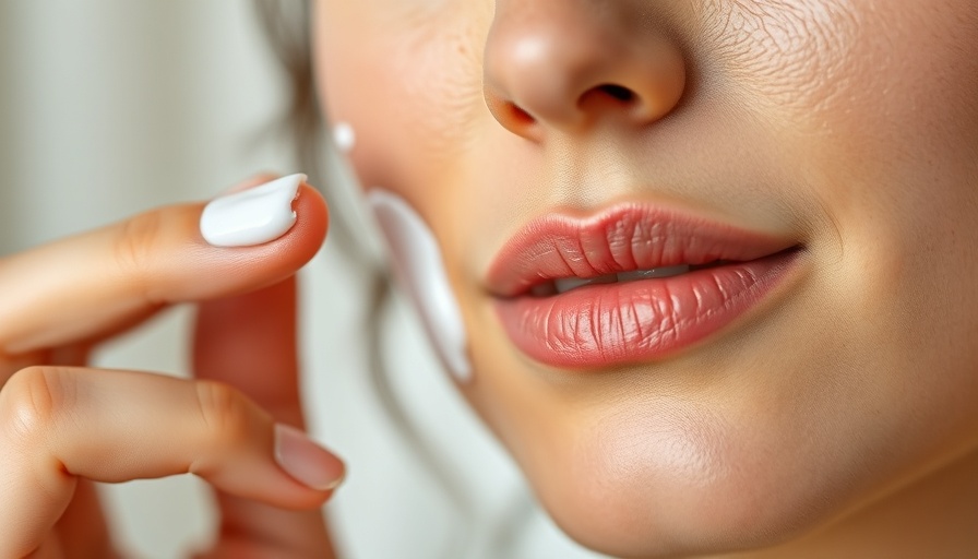 Holistic esthetician's dark spot treatment application close-up.