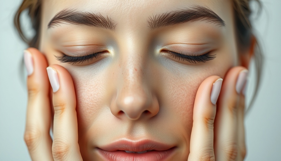 Holistic protocol for dark spot treatment in a skincare routine, close-up view.