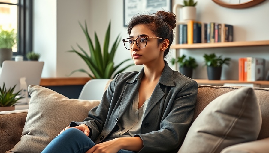 Stylish woman in clinic setting discusses gun-violence prevention.