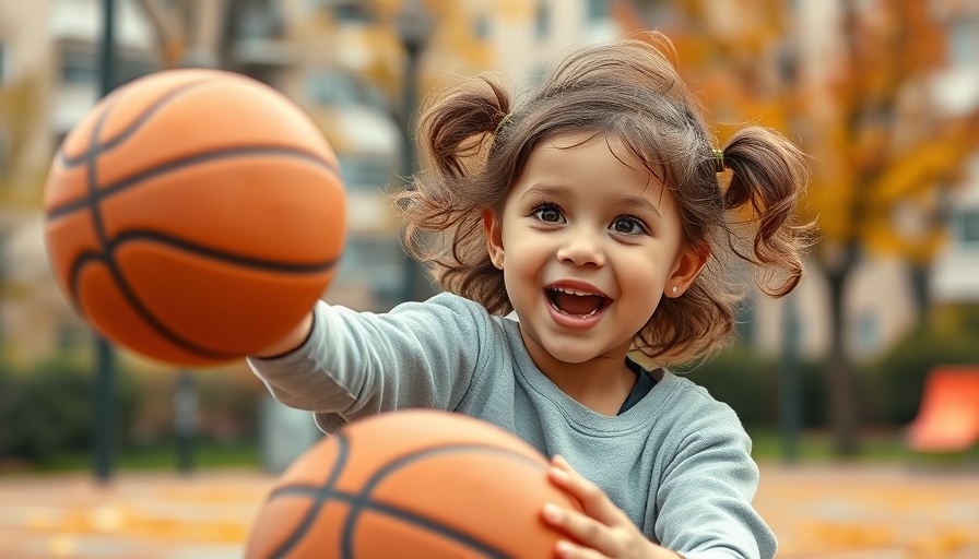 Young girl playing basketball outdoors, related to Texas food bill nutrition and health reform.