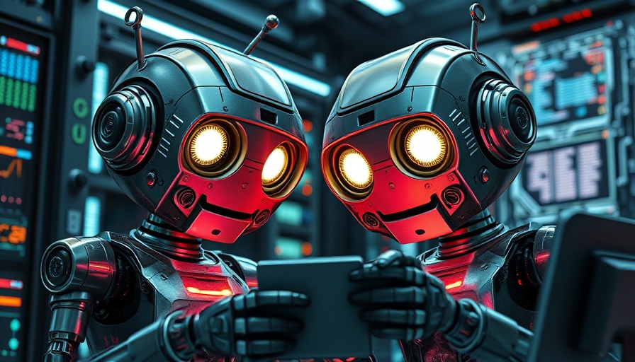 OpenAI Agents SDK impact on enterprise AI: futuristic robots analyzing code