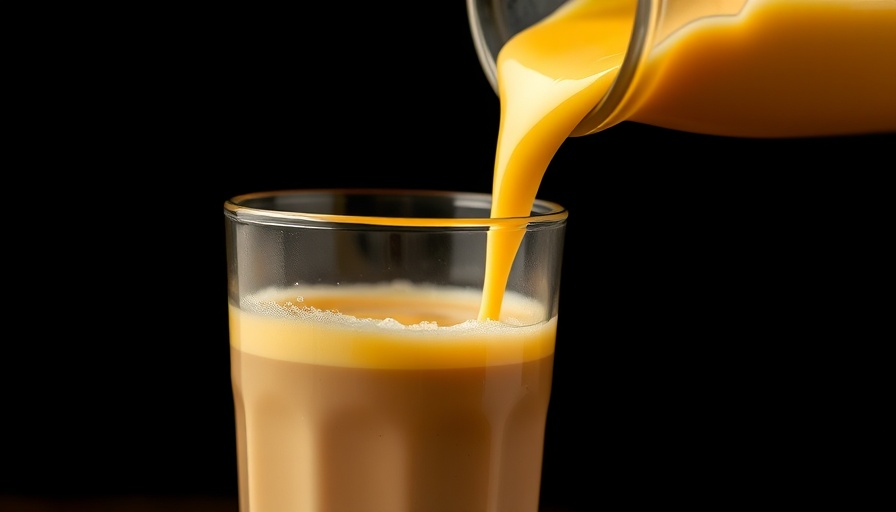 Vietnamese egg coffee recipe with frothy topping pour