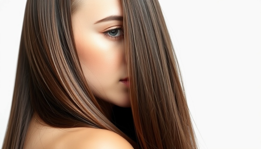 Woman with sleek hair from Bondi Boost Infrared Bounce Brush.