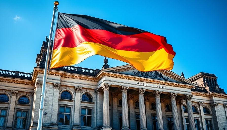 Mass migration and voting rights for non-citizens: German Reichstag and flag.