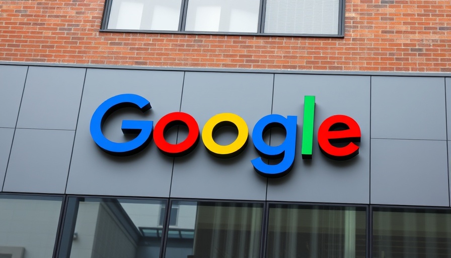 Vibrant Google logo on modern building facade.