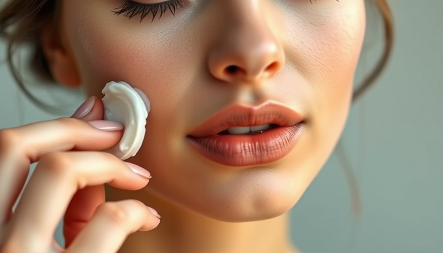 Woman applying skincare cream to cheek, promoting underrated ingredients to prevent and smooth wrinkles.