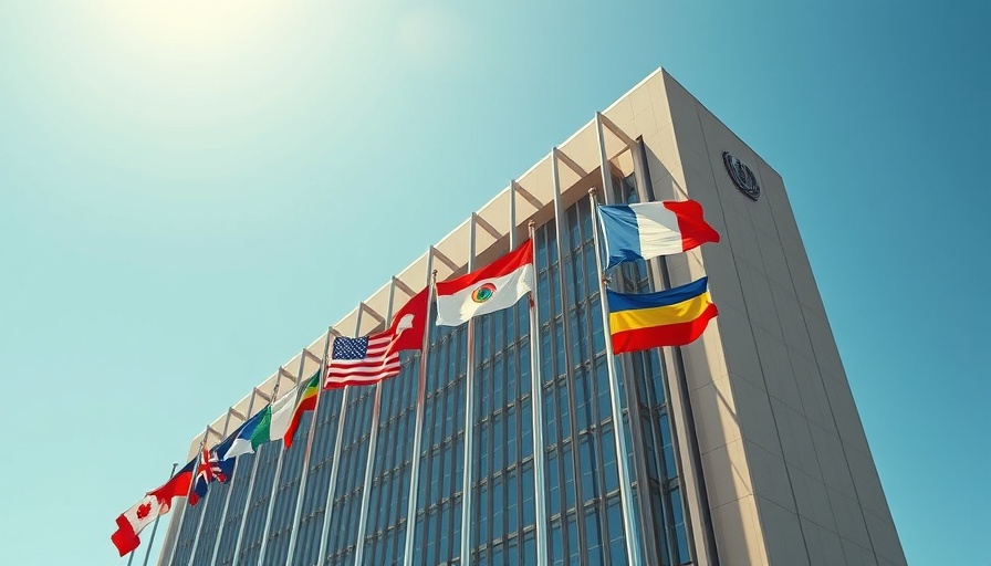 UN building and flags symbolizing Trump administration UN questionnaire impact.