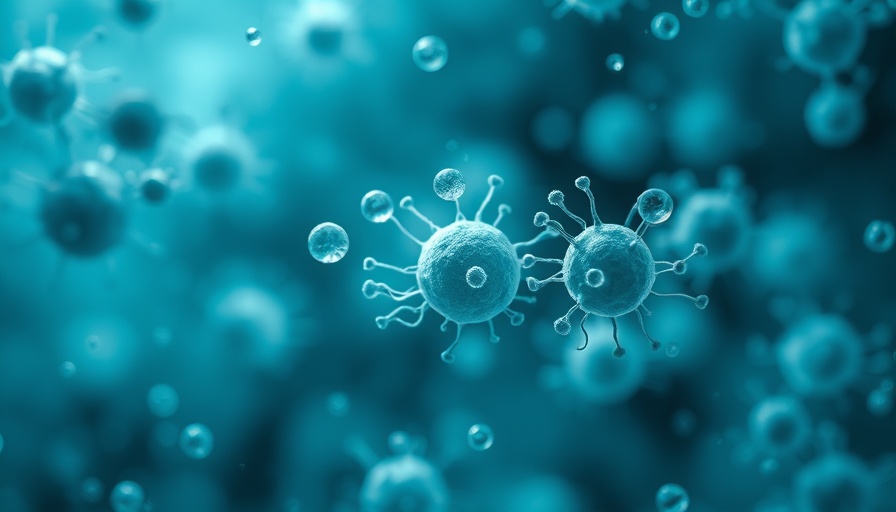 Microscopic view highlighting proteins in bacteria's survival.