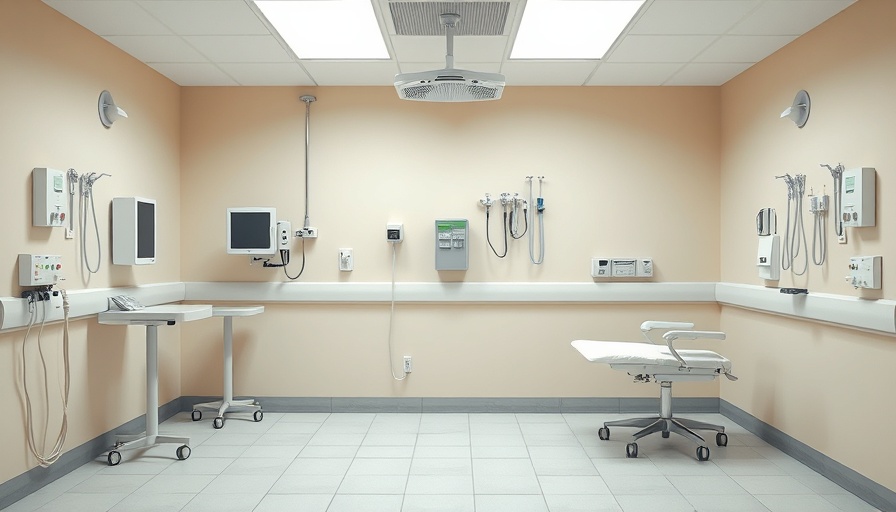 Empty medical room highlighting healthcare challenges in Native American communities.