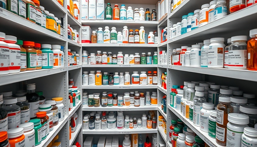 Organized pharmacy shelves with diverse medicine bottles illustrating Optum Rx pharmacy reimbursement reform.