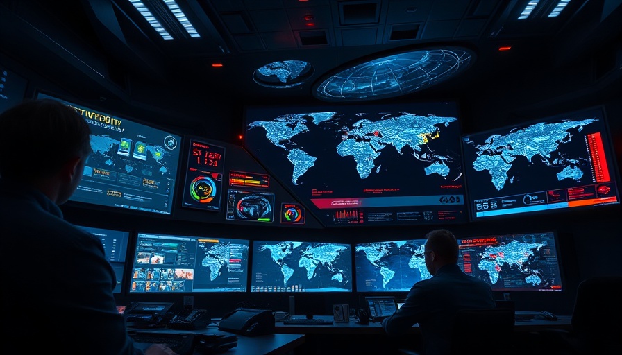 AI copilots in SOC, modern security operations center with analysts