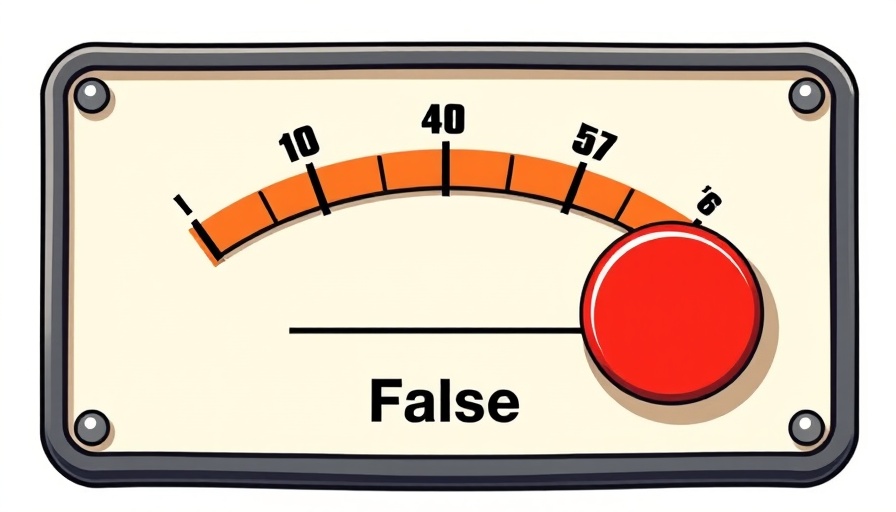 Cartoon truth meter showing 'False' reading on Medicaid Budget Cuts claim.