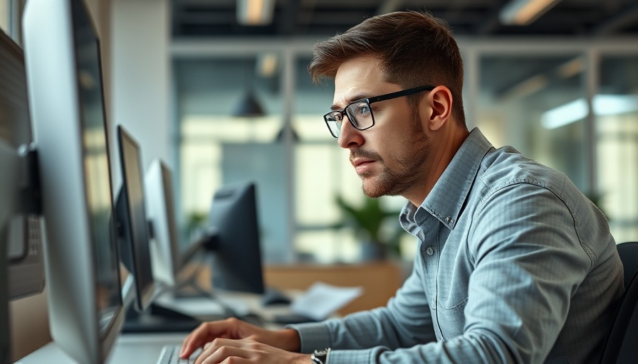 Medicaid and employment: disabled individual using computer in office.