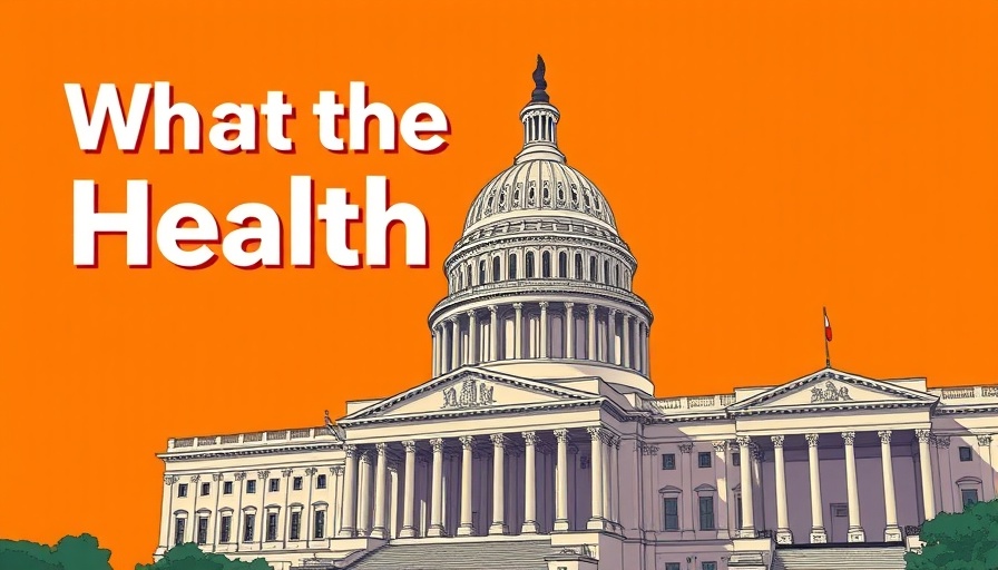 HHS reorganization impacts on public health illustration with Capitol