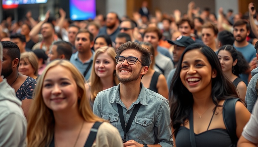 Elon Musk xAI Acquires X - public event scene with engaged crowd.