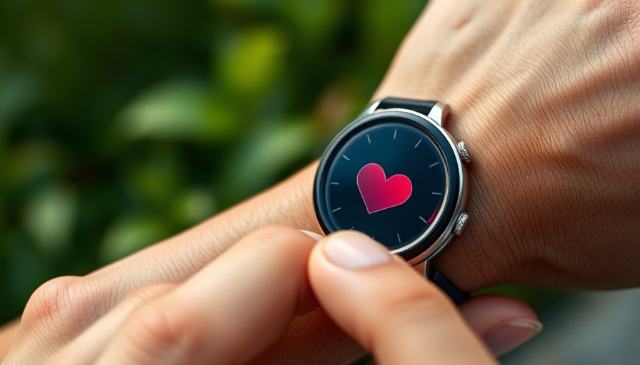Close-up of smartwatch with Apple Health app AI coach feature.