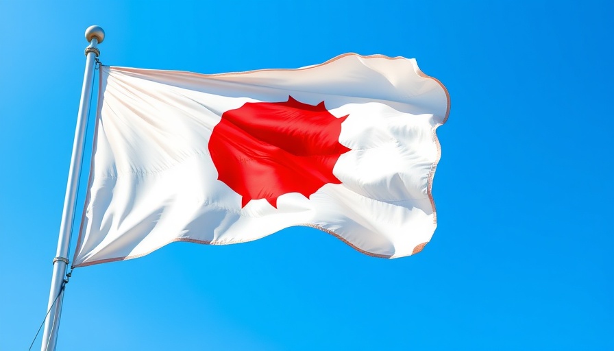 Japanese flag symbolizing Japan legal status cryptocurrency assets