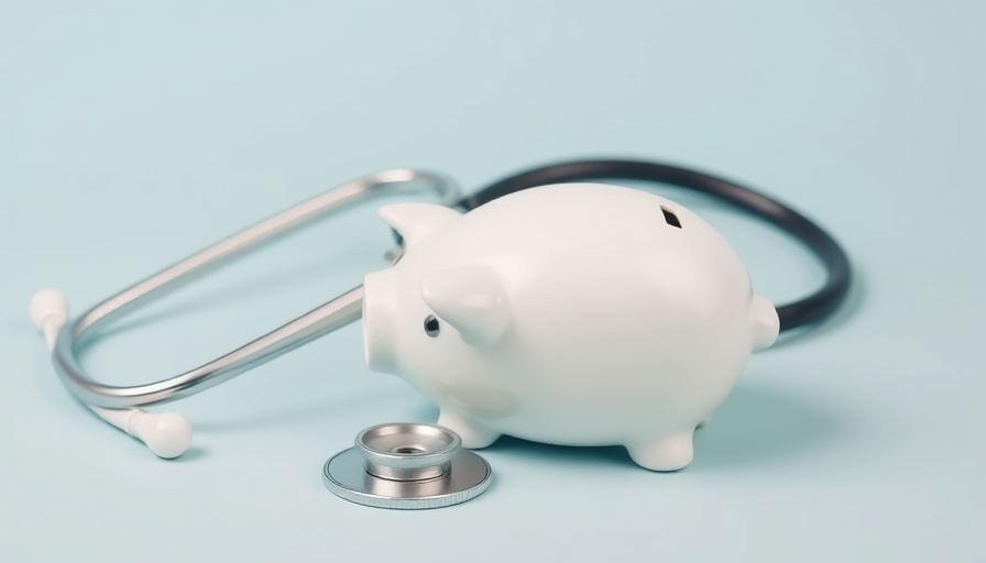 Piggy bank and stethoscope on blue backdrop symbolizing nonprofit hospitals financial performance 2024.